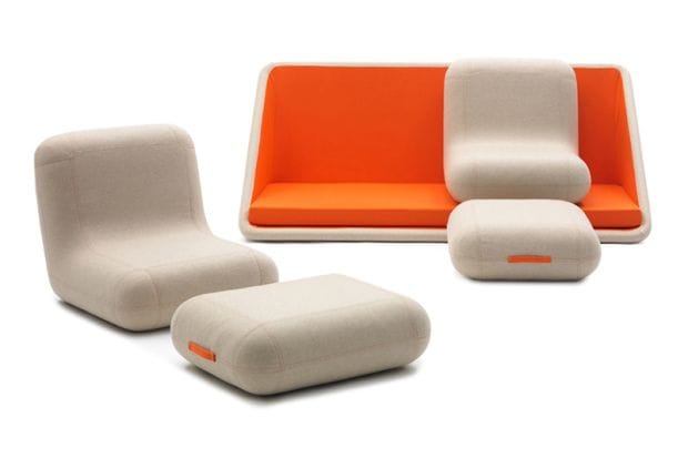 Canapé modulable Concentré de Vie par Matali Crasset pour Campeggi