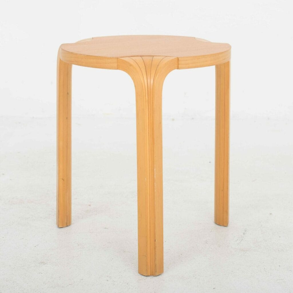 X-600 Stool Aalto bent wood Alvar Aalto