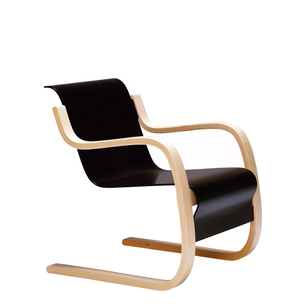 Artek Aalto lounge chair in bent wood