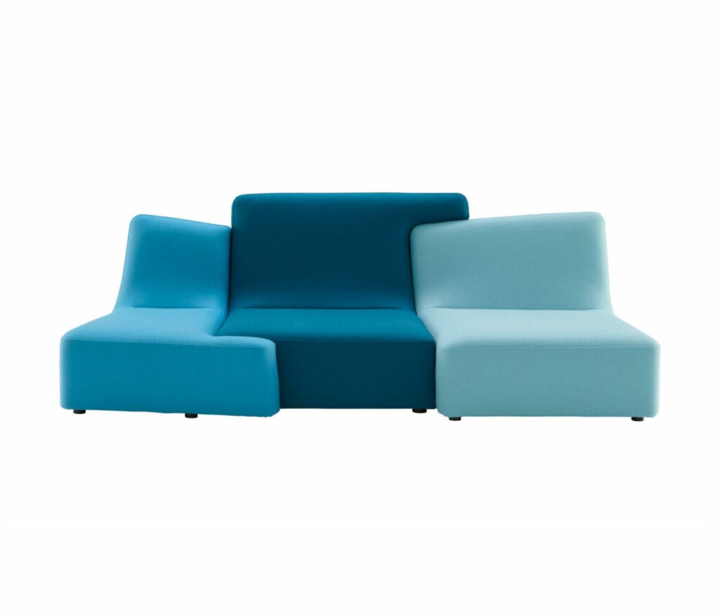 Confluences Philippe Nigro Ligne Roset modular sofa 3 seater multicolor contemporary design luxury