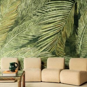 Panoramic wallpaper tropical motifs XXL foliage