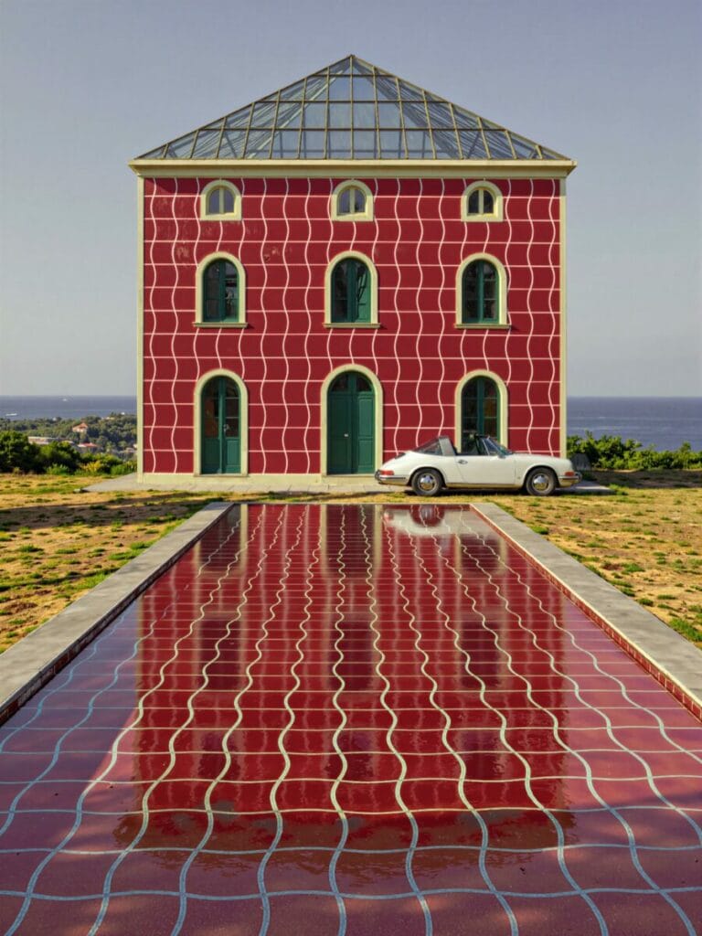 Abstract pool design by Diango Hernández