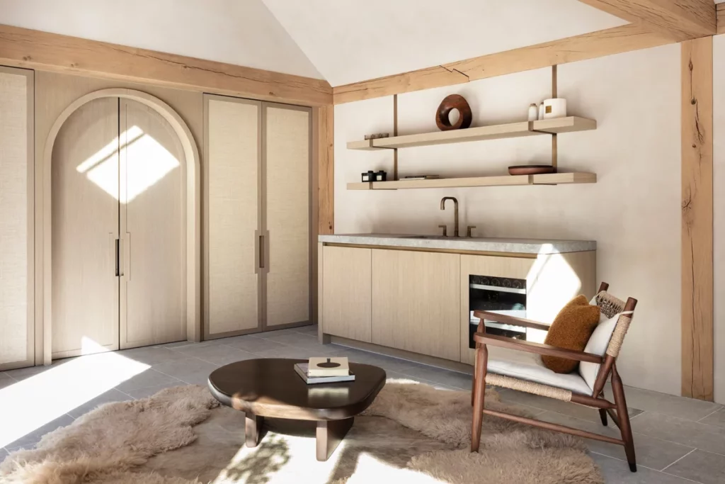 Discreet luxury and well-integrated kitchen signed obumex