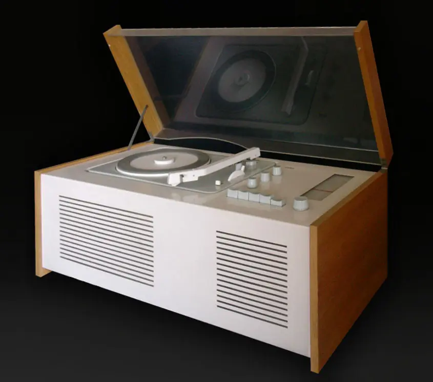 Braun SK4 radio phonograph Dieter Rams Snow White Coffin 1956