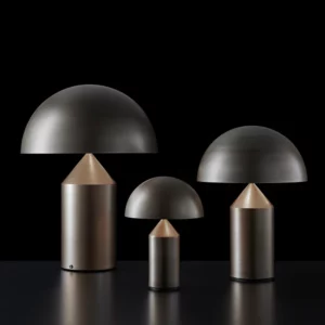 atollo magistretti table lamp for oluce bronze metal version