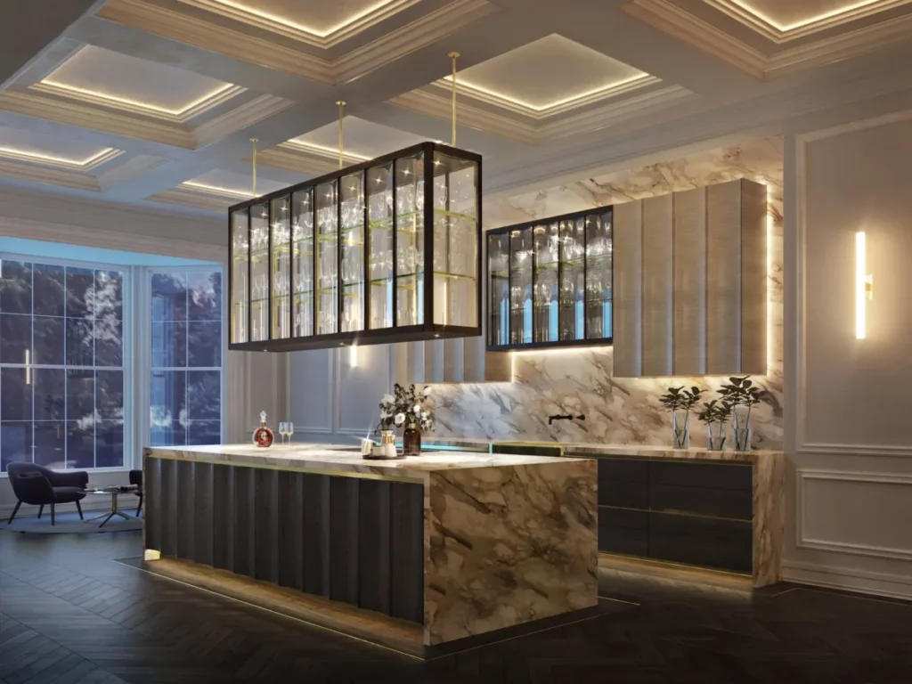 cuisine luxe idee marbre marque smallbone