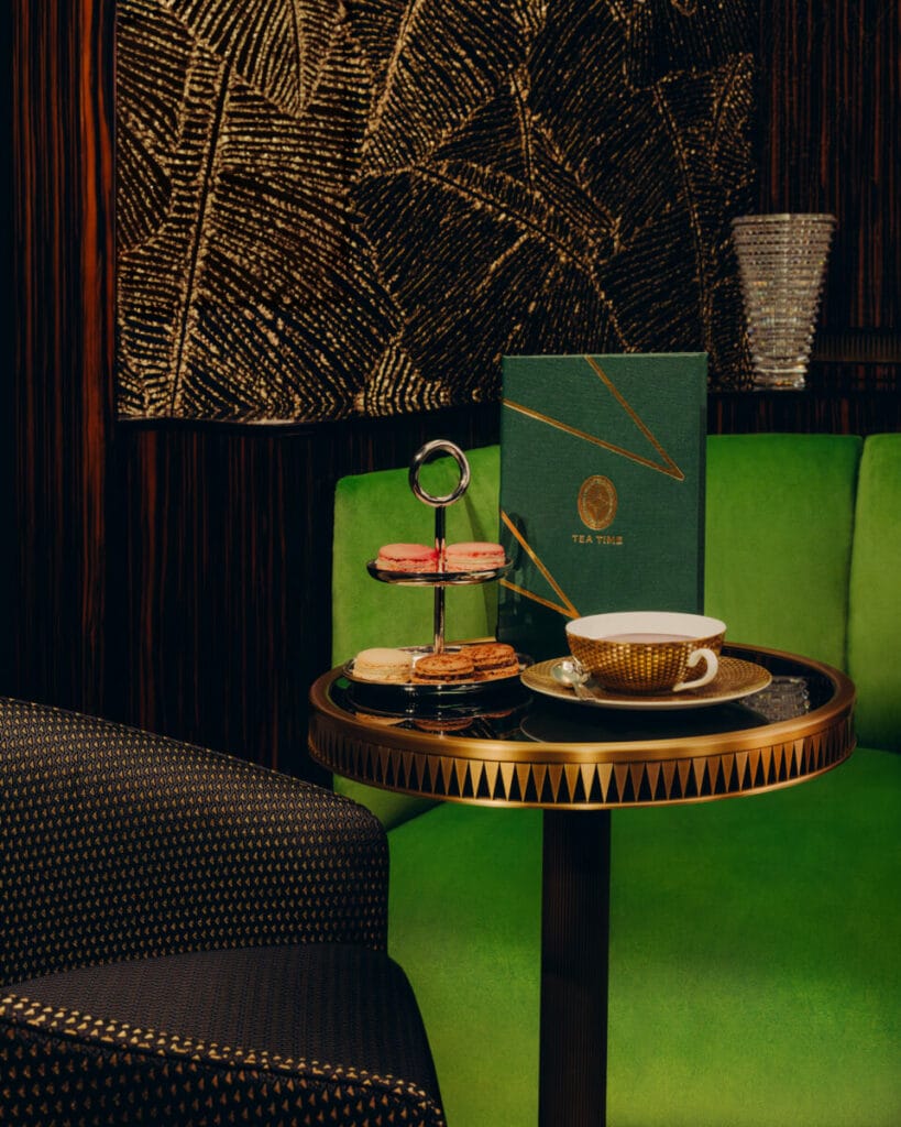 Détail bar Orient Express - Comptoir Lalique