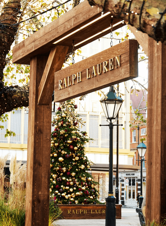 Ralph Lauren Decor with Christmas Tree