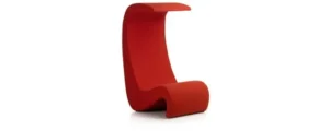 fauteuil design organique sculptural Amoebe High Back, Verner Panton par Vitra