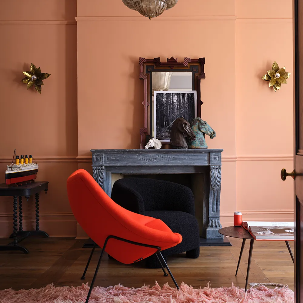 Palette rose poudré pêche abricot Farrow and Ball 2026